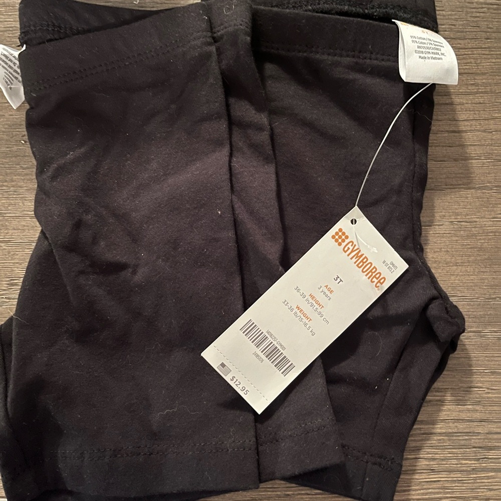 Gymboree Classic Black Undershorts